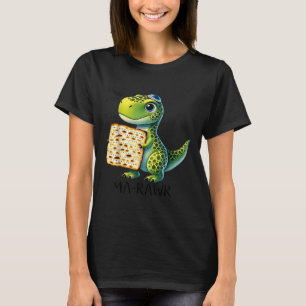 Pover Maror Ma-roar Dinosaur Funny Pesach Toddler T-Shirt
