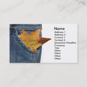 Poverty Business Card