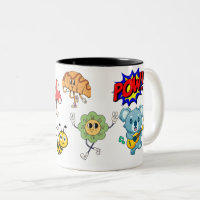 POW! Characters - Retro Cartoon Fun Design