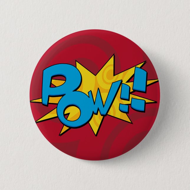 Pow Comic Book Badge (Front)