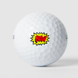 POW - Comic Book Pop Art Golf Balls