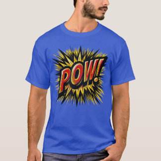 POW Comic Book Retro Artwork Funny Cartoon Collect T-Shirt
