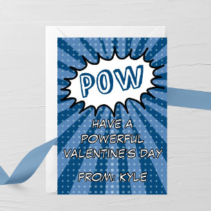 POW Comic Book Valentine’s Day Card
