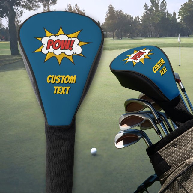 Pow Comic Sound Effect Golf Head Cover (Creator Uploaded)