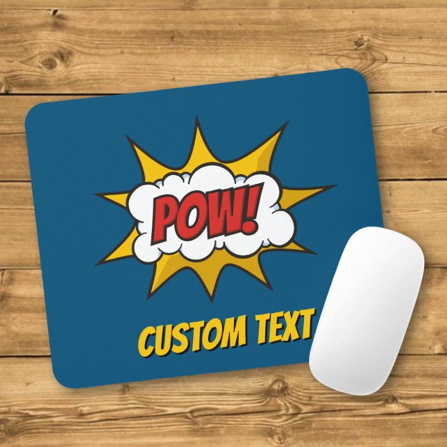 Pow Comic Sound Effect Mouse Pad (Creator Uploaded)