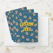 Pow Comic Sound Effect Pattern