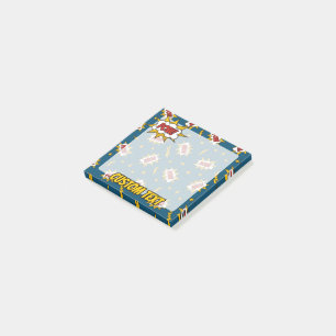 Pow Comic Sound Effect Pattern Post-it Notes