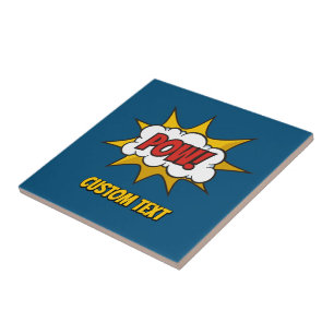 Pow Comic Sound Effect Tile