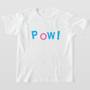 POW! Comic Style Typography T-Shirt