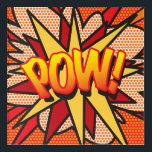 POW Fun Retro Comic Book Pop Art<br><div class="desc">Fun trendy superhero comic book pop acrylic prints that are sure to add a splash of colour to a range of rooms in your home or office. An ideal way to treat yourself or someone that you know with these cool, unique comic con prints. Why not add some zap pow...</div>