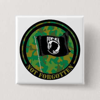 POW MIA 15 CM SQUARE BADGE