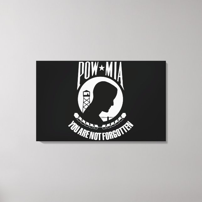 POW-MIA flag Canvas Print (Front)