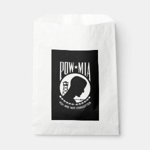 POW MIA Flag: Missing Soldiers of Vietnam War, WW2 Favour Bags