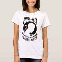 POW MIA Inverted Ladies T-shirt