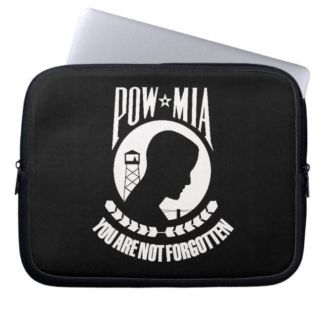 POW MIA Laptop Sleeve" Sleeve (Front)