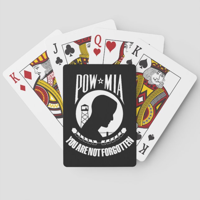 "POW MIA Playing Cards" Cards (Back)