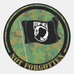 POW MIA stickers