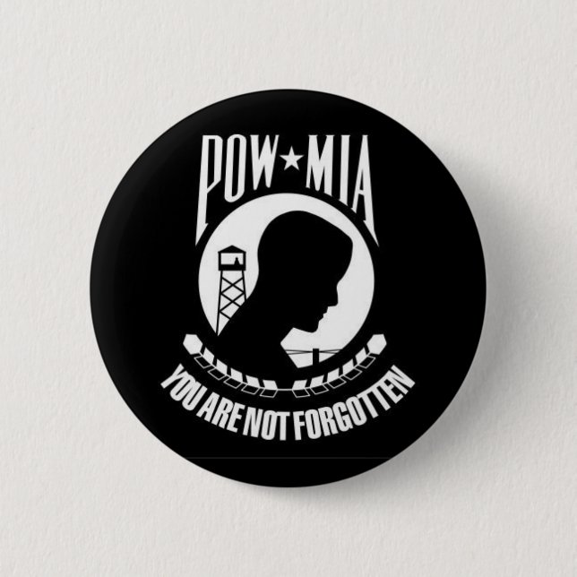 POW*MIA You Are Not Forgotten - Button (Front)