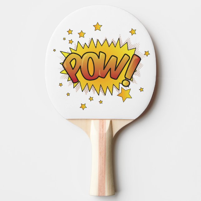 Pow Ping Pong Paddle (Front)
