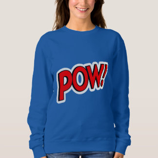 POW! Screwball Graphics Blue Sweatshirt