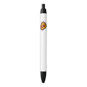 Pow Superhero Fight Black Ink Pen
