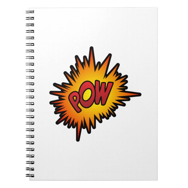 Pow Superhero Fight Notebook (Front)