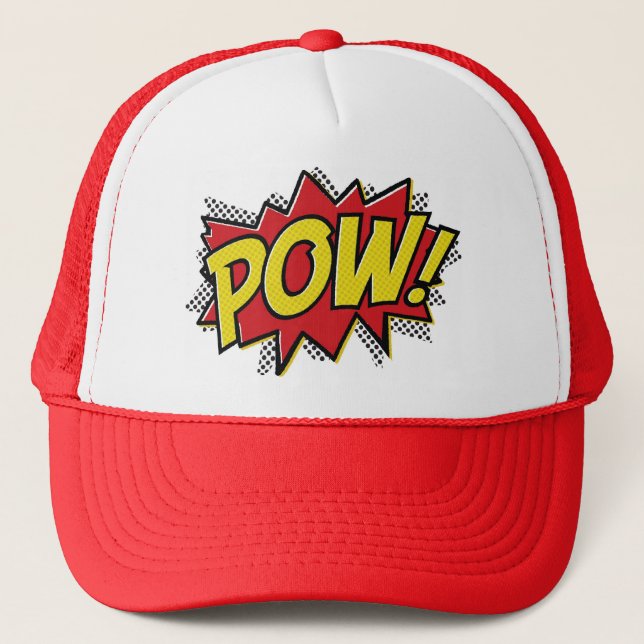 POW! TRUCKER HAT (Front)