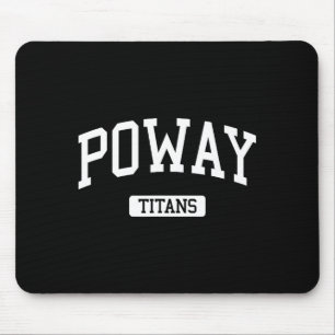 Poway High School Hs Ca Graphic Art Mouse Pad