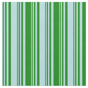 Powder Blue and Green Coloured Pattern Fabric