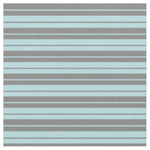 Powder Blue and Grey Stripes Fabric