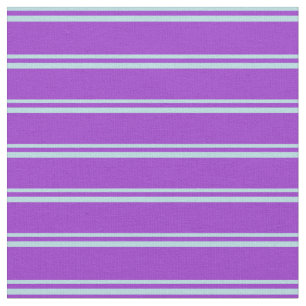 Powder Blue & Dark Orchid Lined Pattern Fabric