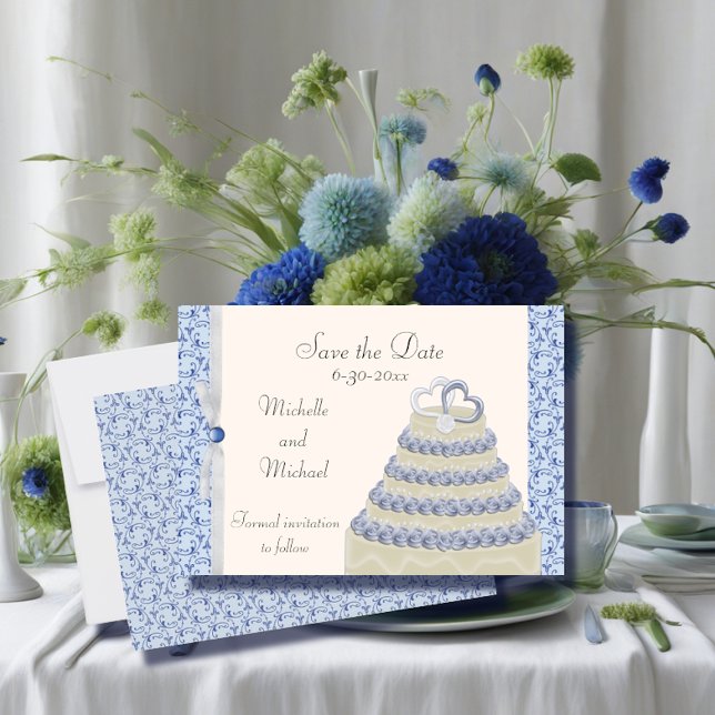 Powder Blue Florentine Save the Date (Creator Uploaded)