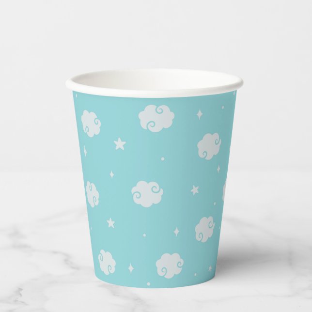 Powder Blue - In The Clouds Paper Cup (Front)