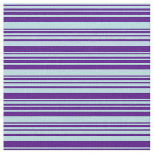 Powder Blue & Indigo Coloured Lines Fabric