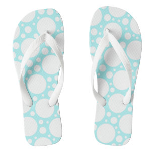 Powder Blue Polka Dot Jandals