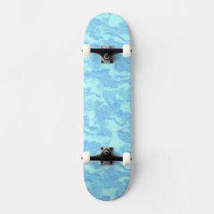 Powder Blue Ripple Skateboard