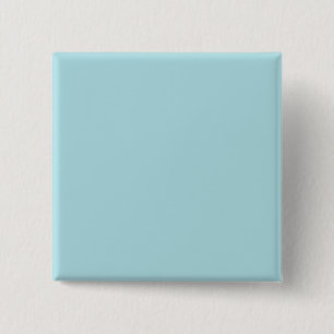 Powder Blue Solid Colour Design (B0E0E6) Template 15 Cm Square Badge