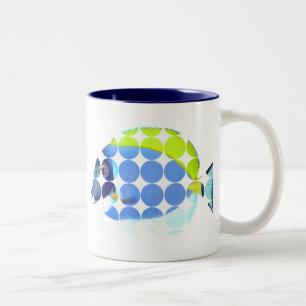Powder Blue Tang Big Dot Photo Mug