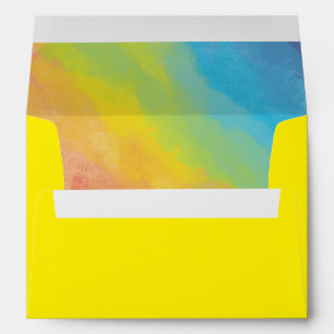 Powder colours Rainbow Envelope