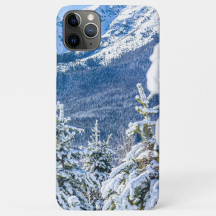 Powder Forest // Blue Snow Cap Mountain Case-Mate iPhone Case