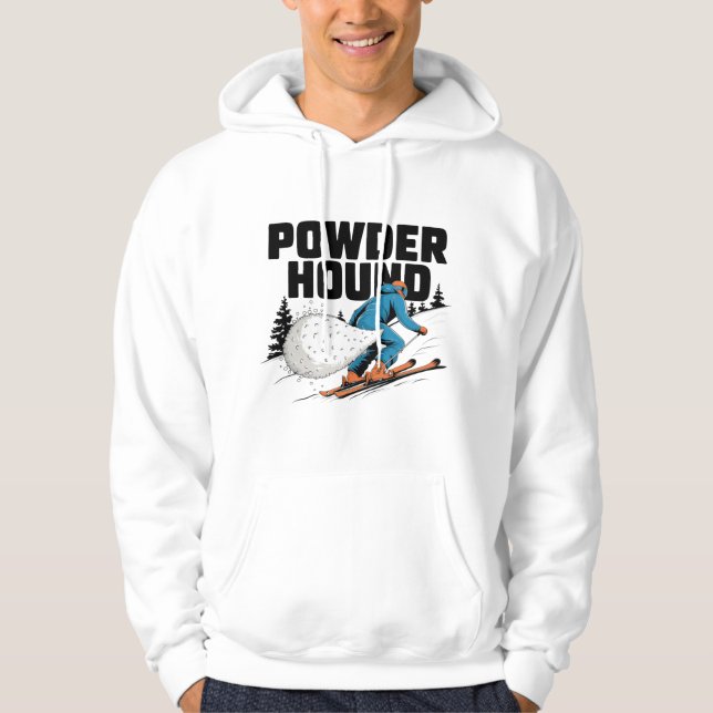 Powder hound hoodie (Front)