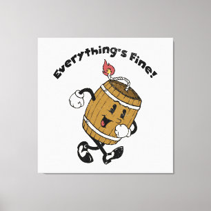 Powder Keg Canvas Print