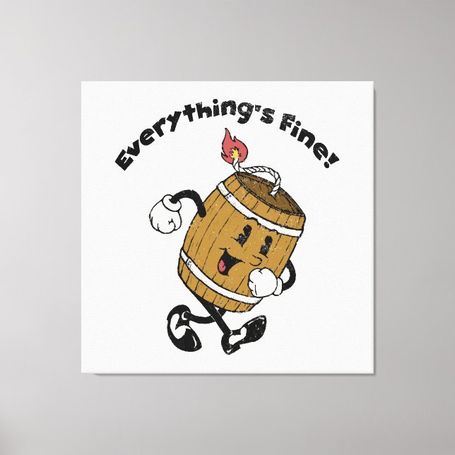 Powder Keg Canvas Print (Front)