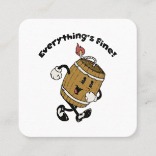 Powder Keg Square Business Card