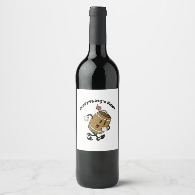 Powder Keg Wine Label (Front)