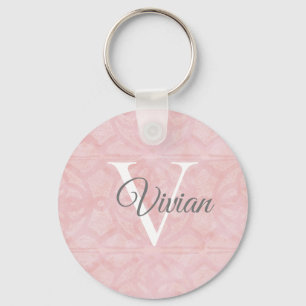 Powder Pink Key Ring
