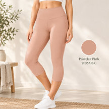 Powder Pink Solid Colour Activewear