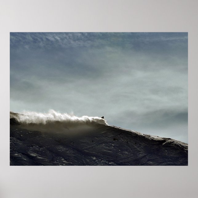 Powder Plume Sky Poster (Front)