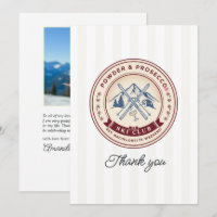 Powder & Prosecco Ski Club Thank You Photo