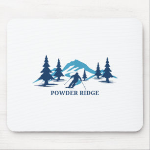 Powder Ridge Minnesota Ski Resort Skiing Skier _1 Mouse Pad